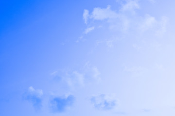 Blue sky white clouds for background