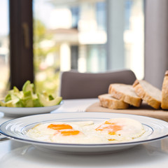 breakfast on the table