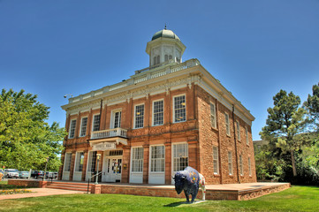 The Utah Territorial Statehouse in Salt Lake City
