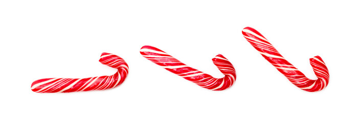 Christmas lollipop, ornament isolated on white background