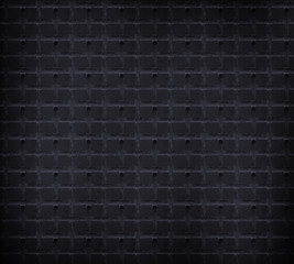 Fototapeta na wymiar Dark black brick wall texture background for interior of room or exterior design backdrop,vintage dark tone that has textures Of old antique plaster grunge.Aged stone block masonry. Dark gloomy.