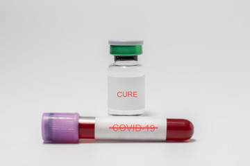 Covid-19 blood sample test tube and Vaccine for prevention,cure and treatment from coronavirus infection
