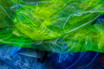 trasparente und bunte plastikplanen