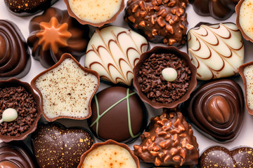 Luxury Chocolate Candies Bonbon Background