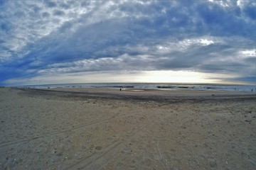 beach in the morning
