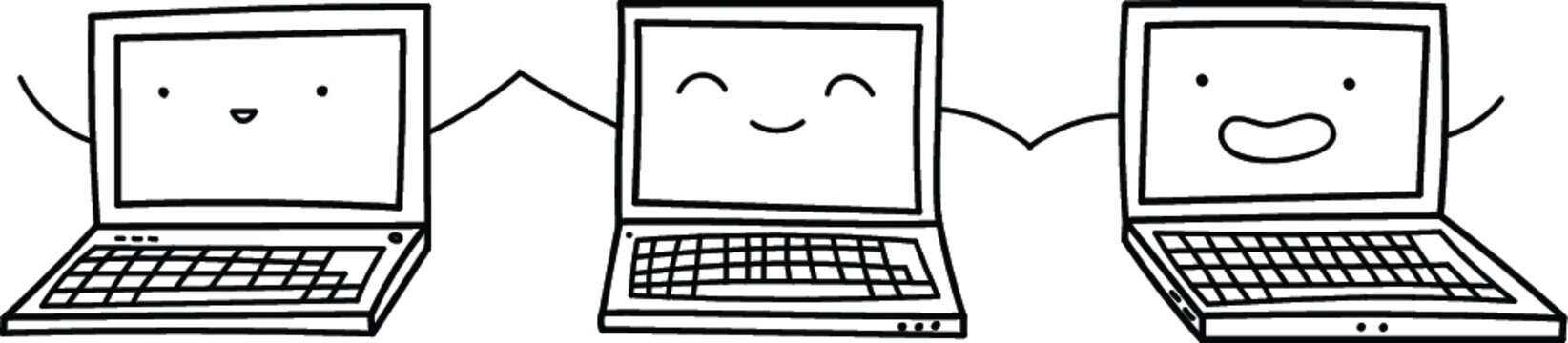 Serial parallel computing, Happy computers, Networking, Network