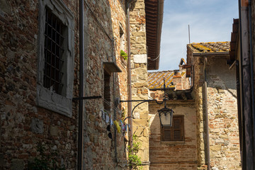 Anghiari, old city in Tuscany, Italy