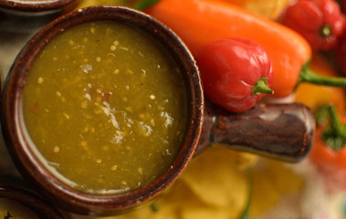 ensaladas y comida mexicana