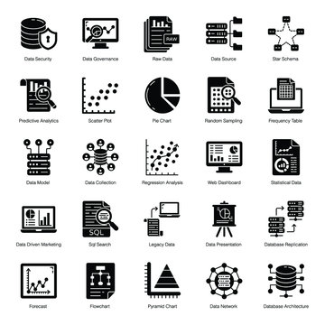 Pack Of Solid Icon Vectors