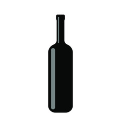 wine bottle vector illustration