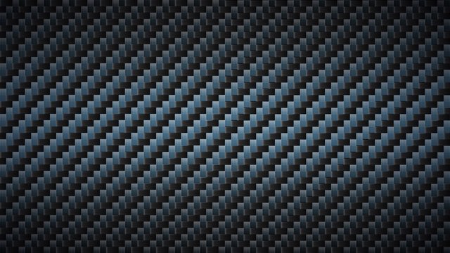Black Carbon Fiber Texture. Dark Metallic Surface, Fibers Weaves Pattern And Textured Composite Material Vector Background