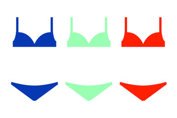 vector illustration of swimsuit