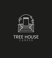 Fototapeta premium Cabane dans les arbres