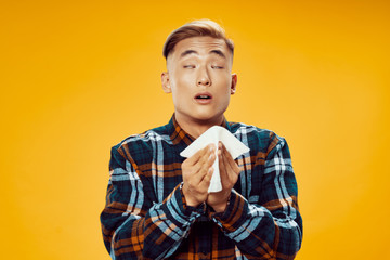 portrait of a handsome young man