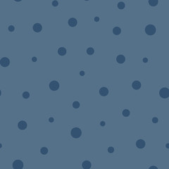 Little classic blue dots repeat pattern print background design