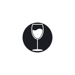 Glass wine icon