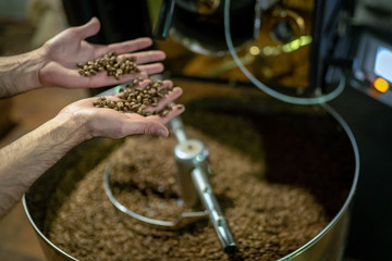 Control Of Roasted Coffee In Cooling Boiler