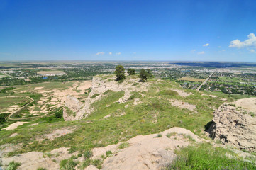 Scotts Bluff National Monument  - ocated west of the City of Gering in western Nebraska, United States.