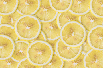 lemon flat lay background