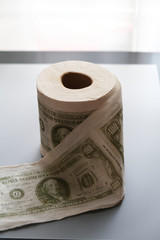 Old American Dollar Toilet Paper