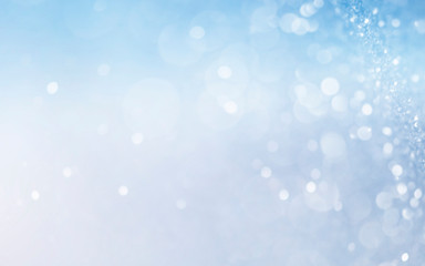 Christmas and New Year holidays glitter bokeh background