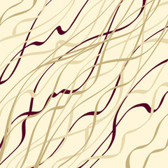 beige vector background with simple ribbons, elegant stripes