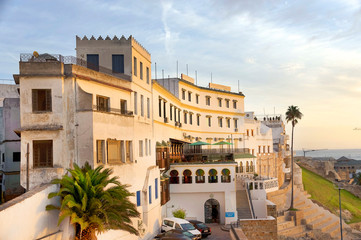 Fototapeta premium Islamic architecture in Tanger, Morocco, Africa