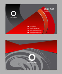 Fototapeta premium Business card template 
