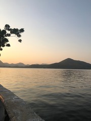 Fateh Sagar Lake side horizon