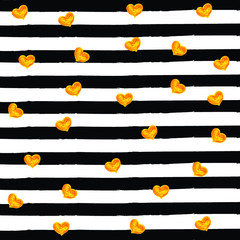 Black Stripes Background With Golden Elements