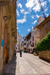Landmarks of Sitges in Barcelona, Catalonia, Spain.