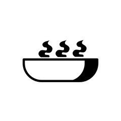 Frostbite first aid icon isolated on white background. Bath with hot water. Vector illustration for web design.