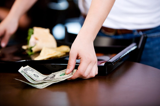 Coffee: Server Finding Gratuity Left On Table