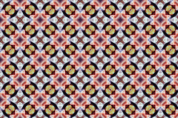Fototapeta na wymiar Abstract geometric textile pattern with lines, squares . A seamless background. texture. 