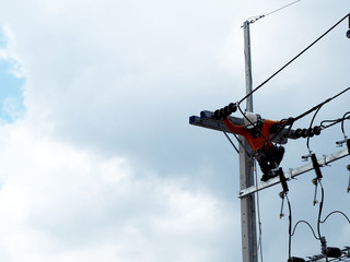 Man Working on the Working at height
