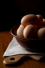eggs in a bowl