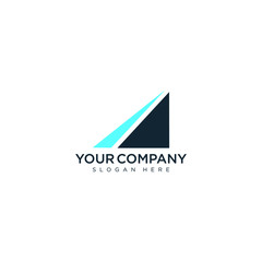 Slash logo for acounting and bussiness company