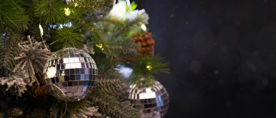 Christmas and New Year holidays background