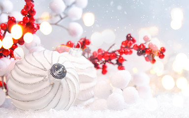 Obraz na płótnie Canvas Christmas and New Year holidays background