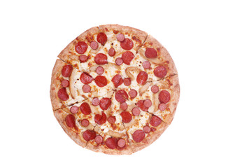 pizza isolated on white background