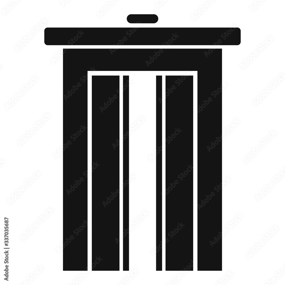Aufkleber floor elevator icon. simple illustration of floor elevator vector icon for web design isolated on wh