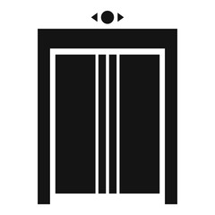 Architecture elevator icon. Simple illustration of architecture elevator vector icon for web design isolated on white background