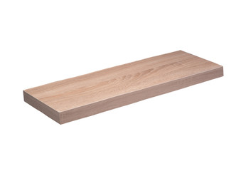 wood plank isolated on white