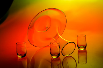 Elegance glass decanter nice for serving liquor