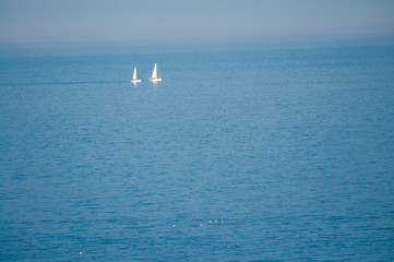 sailing boat in the sea