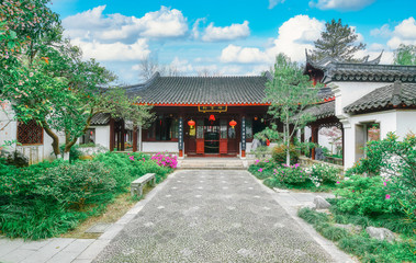 Obraz premium Grand View Garden scenery in Shanghai, China