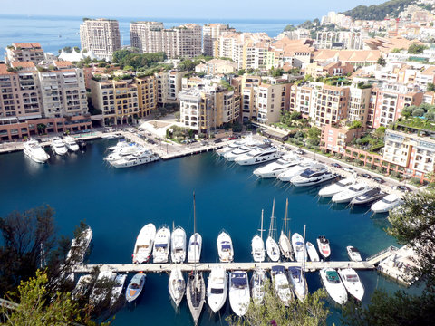 Hafen von Monaco