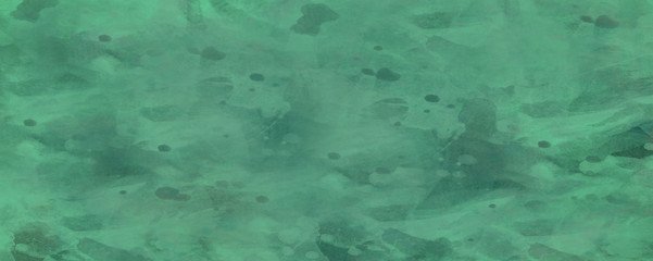 Watercolor painting green spots stains background texture