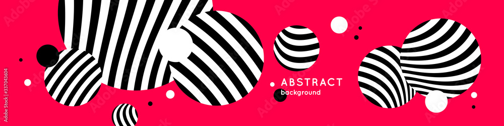 Poster modern background with abstract elements and dynamic shapes. vector illustration.