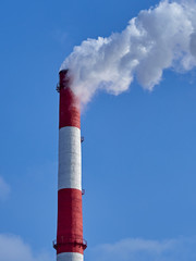 Steam pipe of a heat power station
